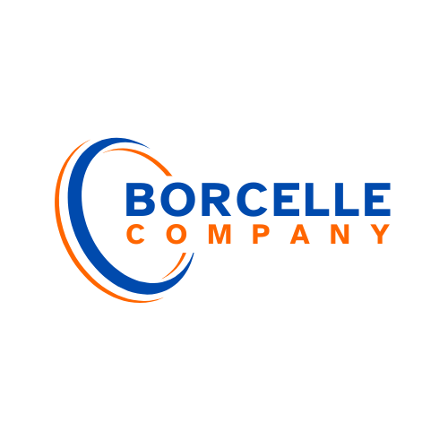 Blue and Orange Circle Icon Business Logo